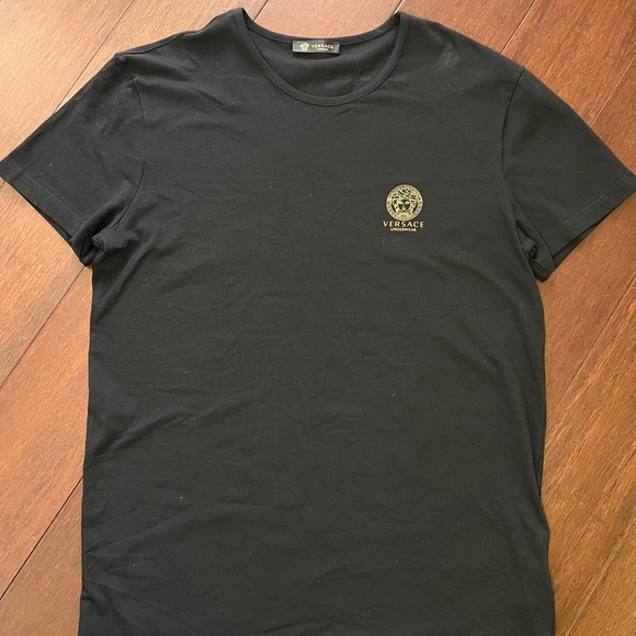 Versace Underwear Men’s Black T-Shirt - Picture 1 of 3